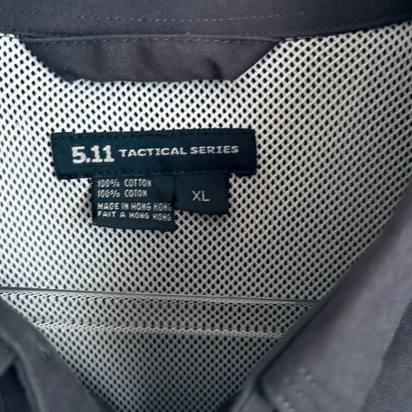 5.11 | Men's Blue Gray Button-Up Tactical Series Taclite Pro Long Sleeve Size XL - Picture 5 of 10
